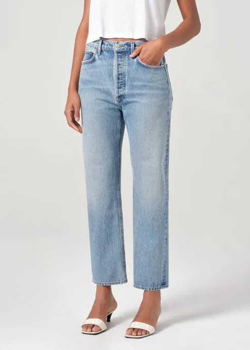 AGOLDE 90's Pinch Waist Crop: Stage