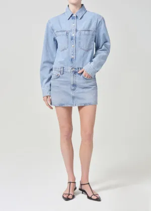 AGOLDE Alek Mini Skirt: Force