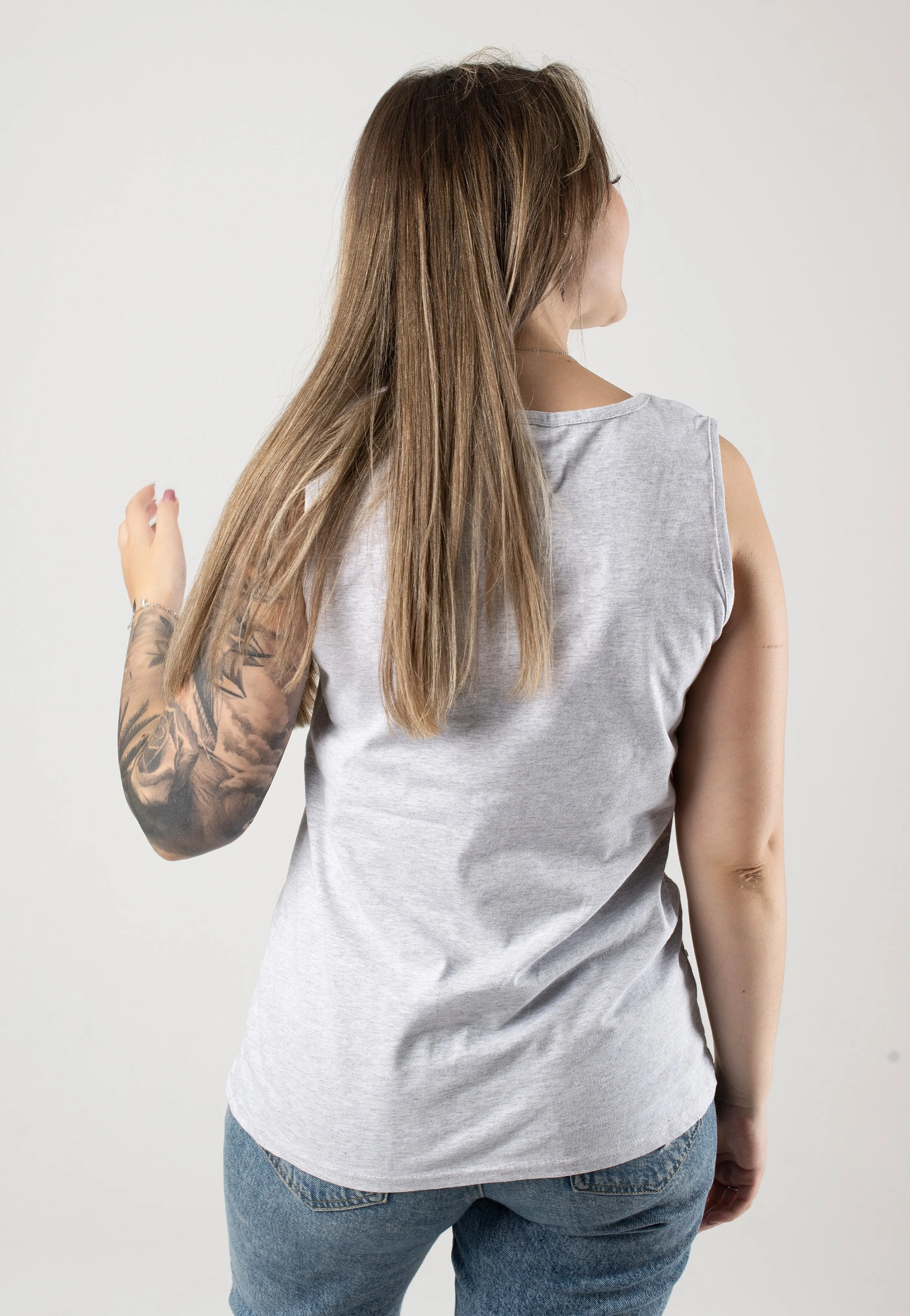 Alice In Wonderland - All Mad Here Grey - Tank