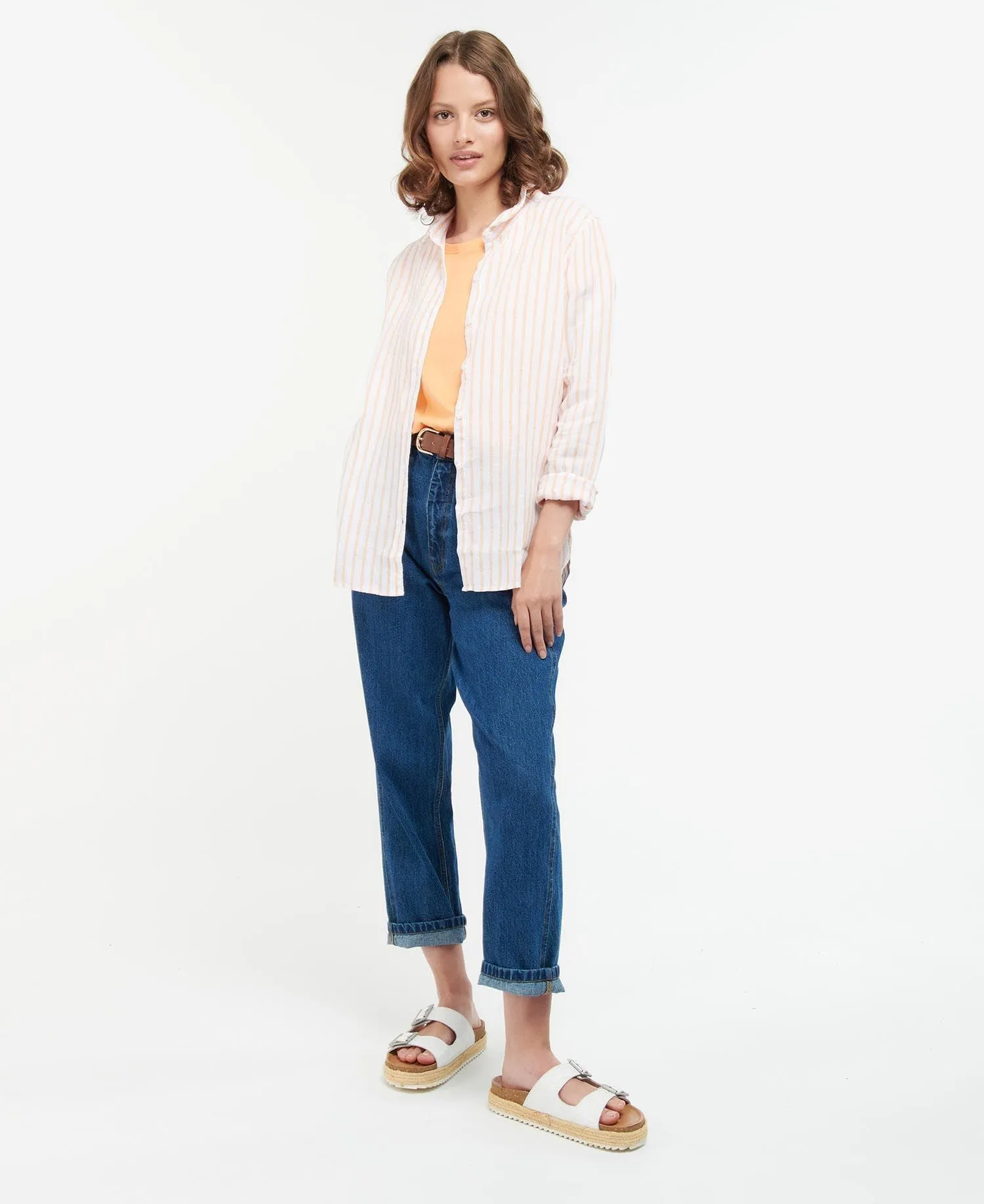 Barbour Marine Shirt - Papaya