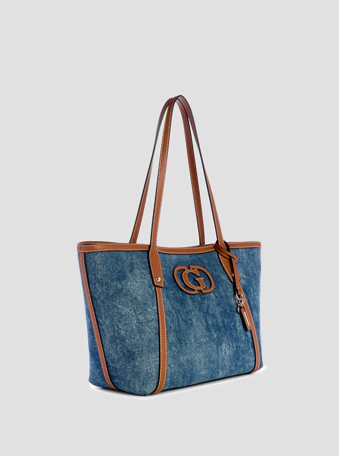Blue Denim Sebina Tote Bag Guess