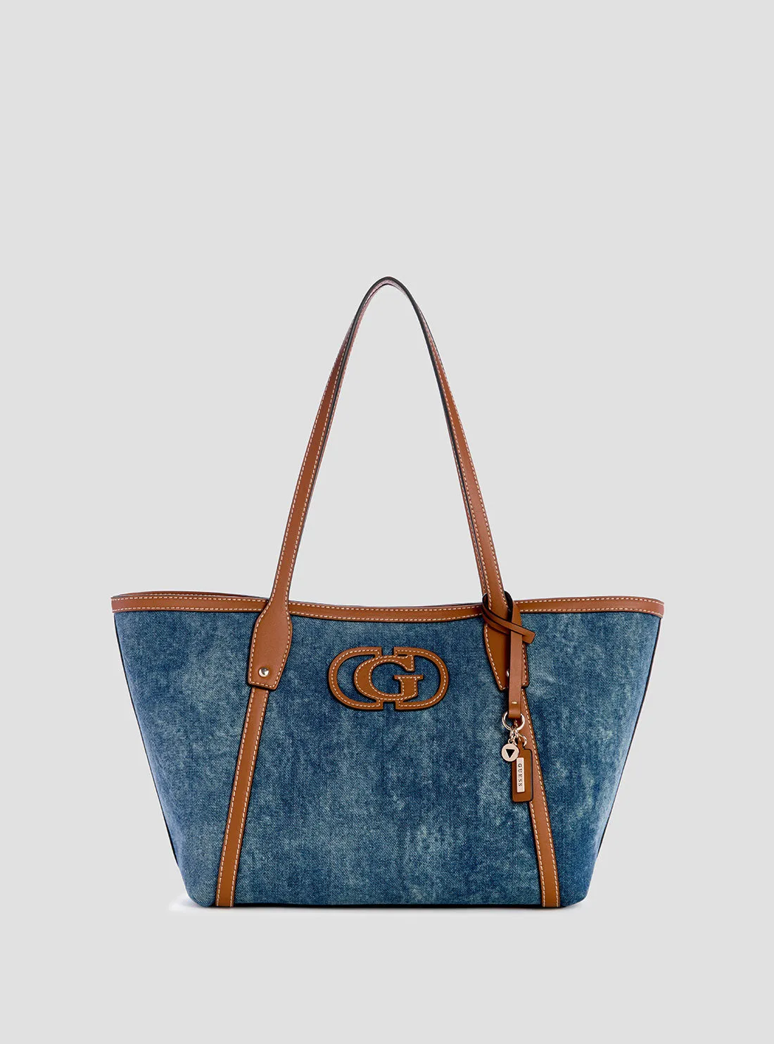 Blue Denim Sebina Tote Bag Guess