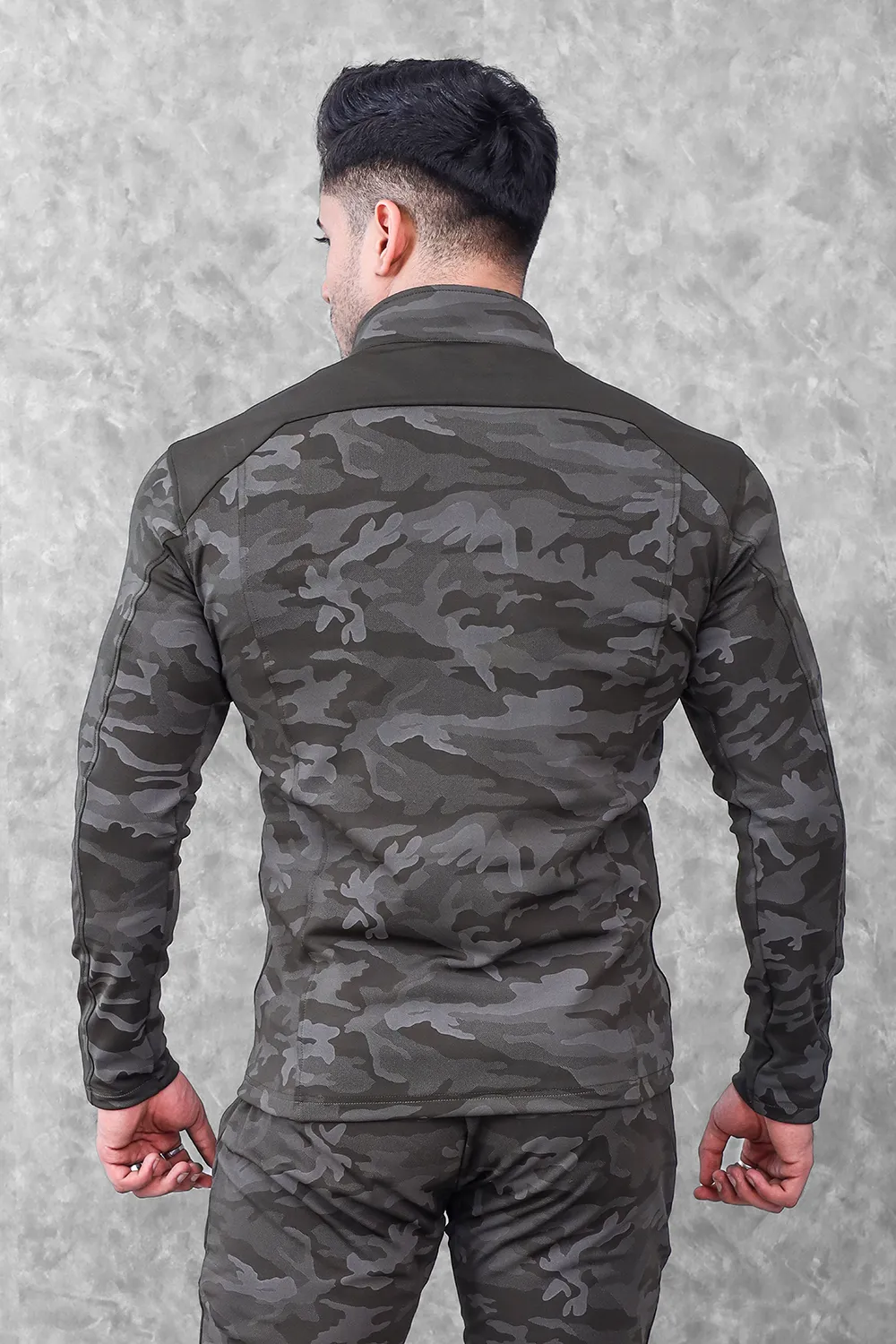 Camo Performance Jacket- Olive