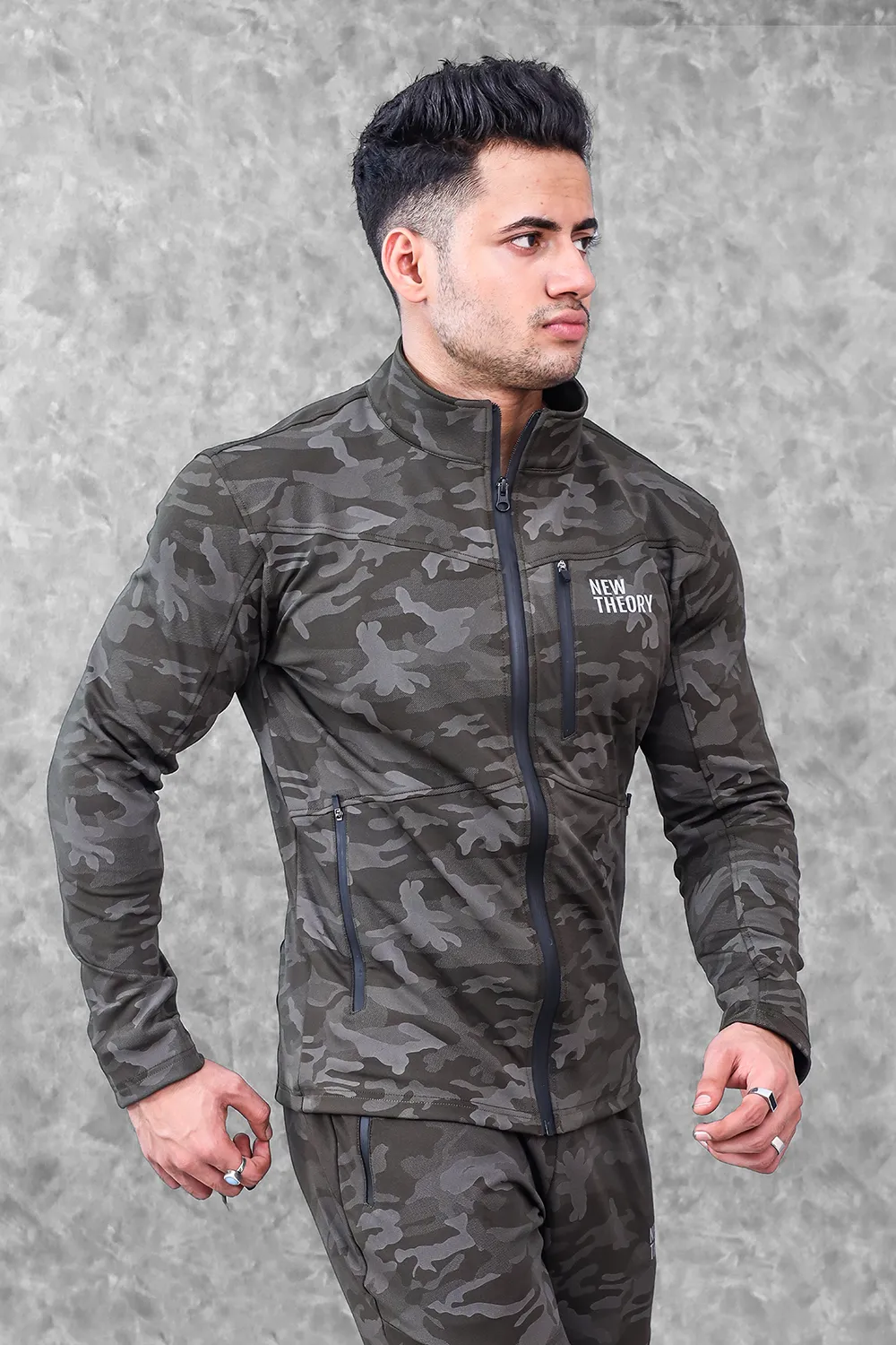 Camo Performance Jacket- Olive