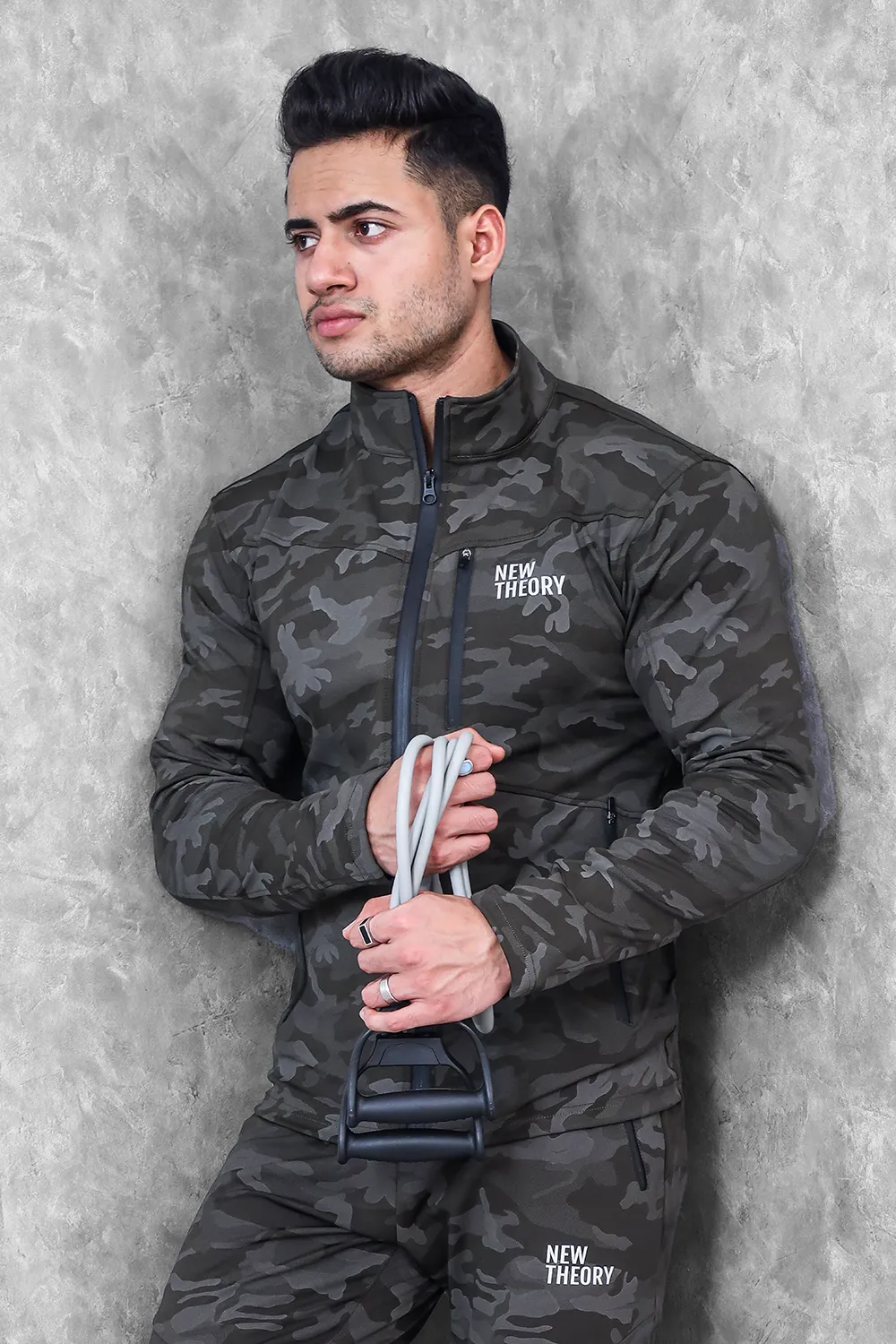 Camo Performance Jacket- Olive