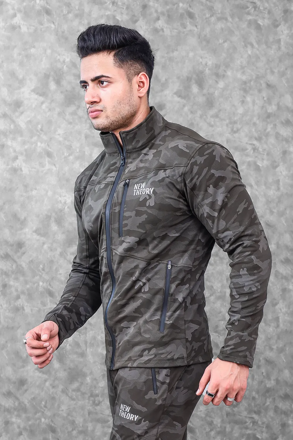 Camo Performance Jacket- Olive