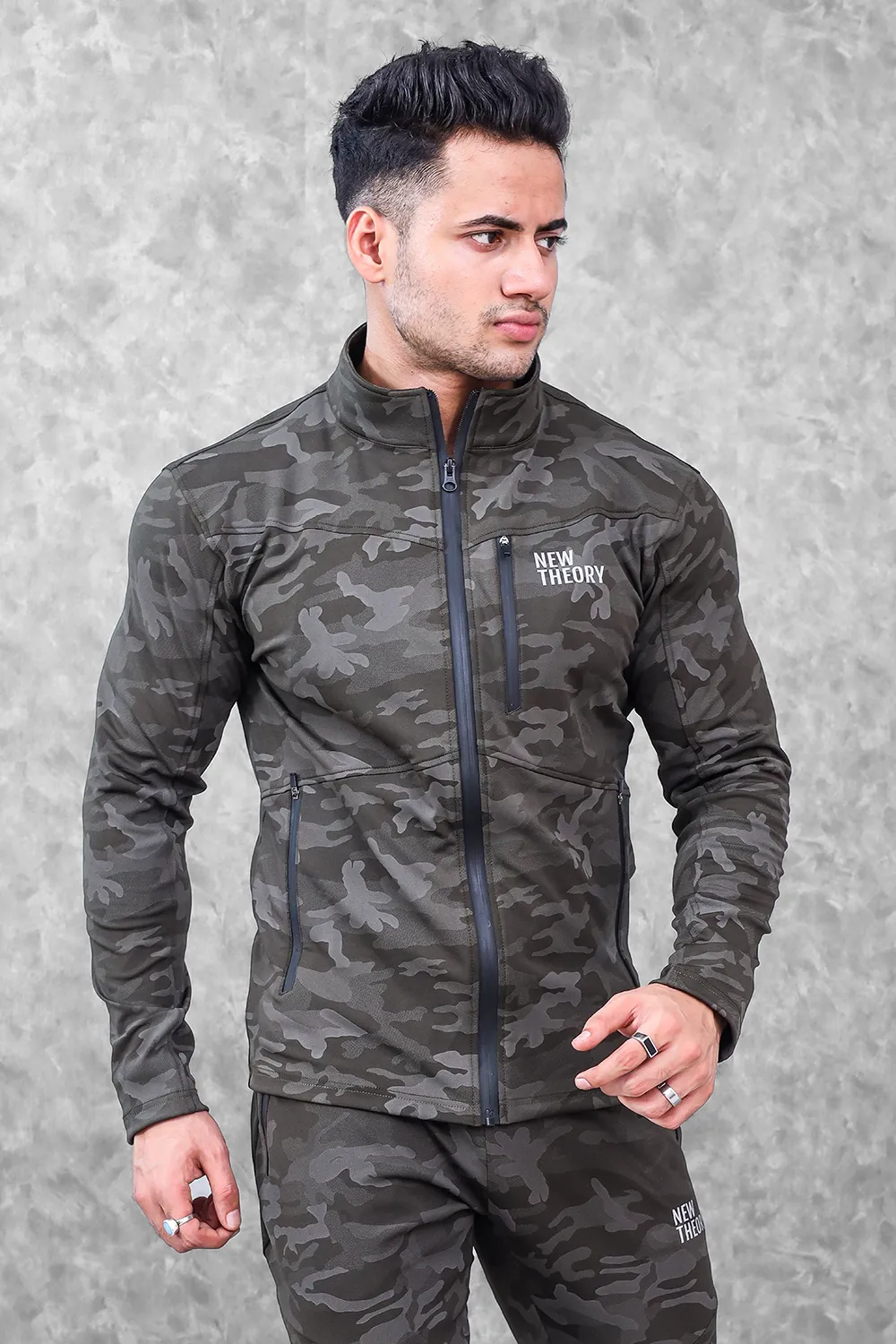 Camo Performance Jacket- Olive