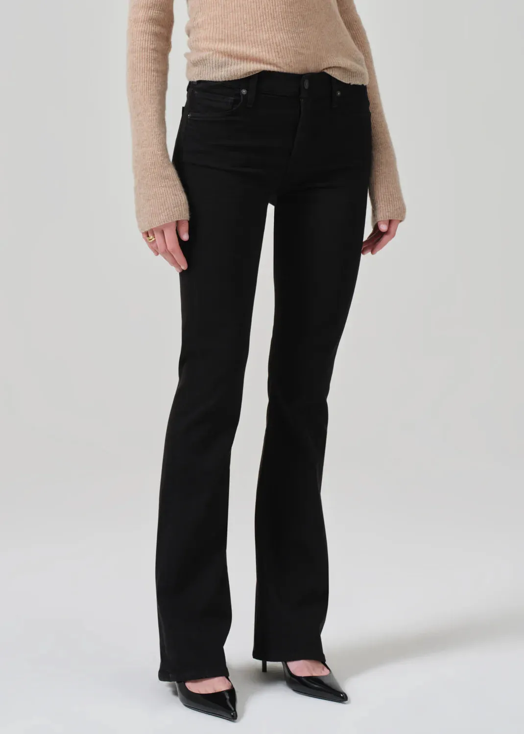 Citizens of Humanity Lilah 32.5": Plush Black