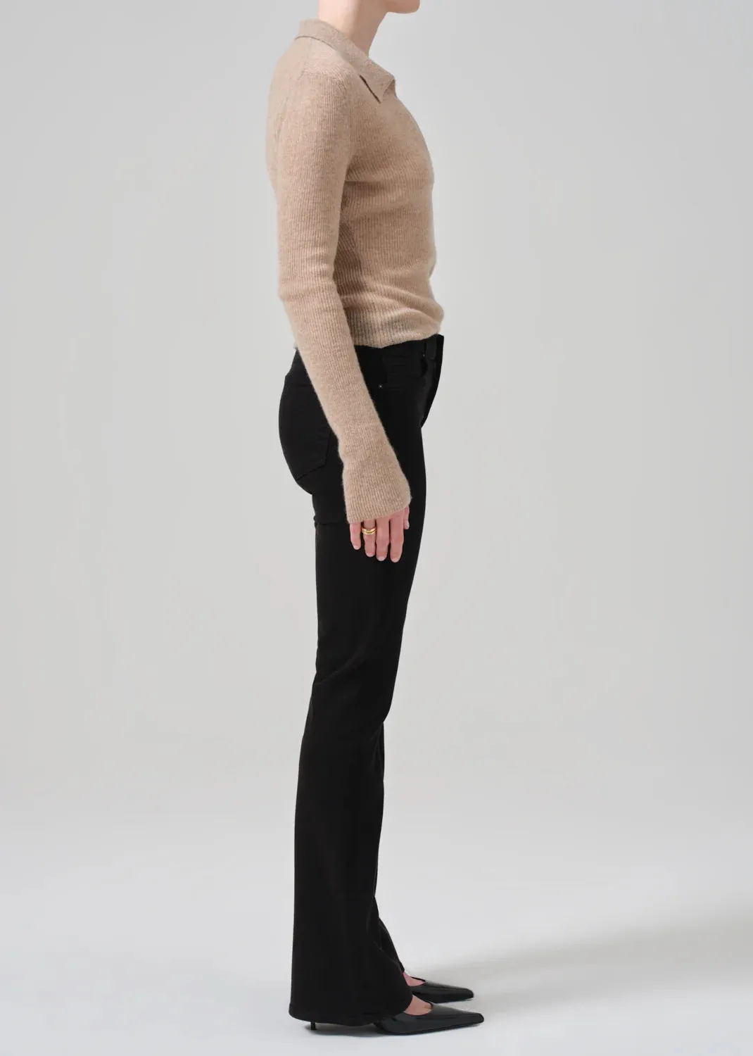 Citizens of Humanity Lilah 32.5": Plush Black
