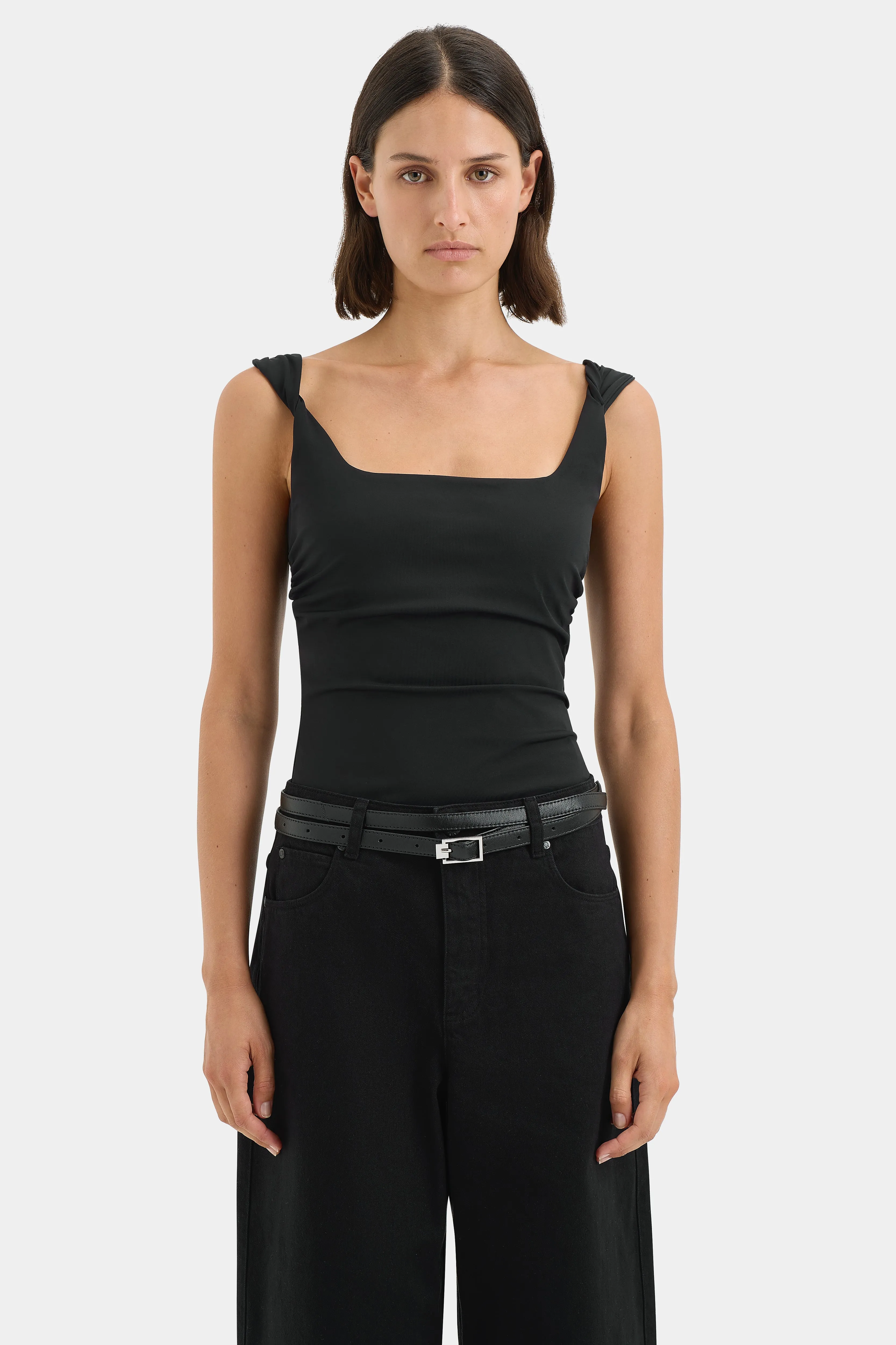 Classic Leather Wrap Belt SIR