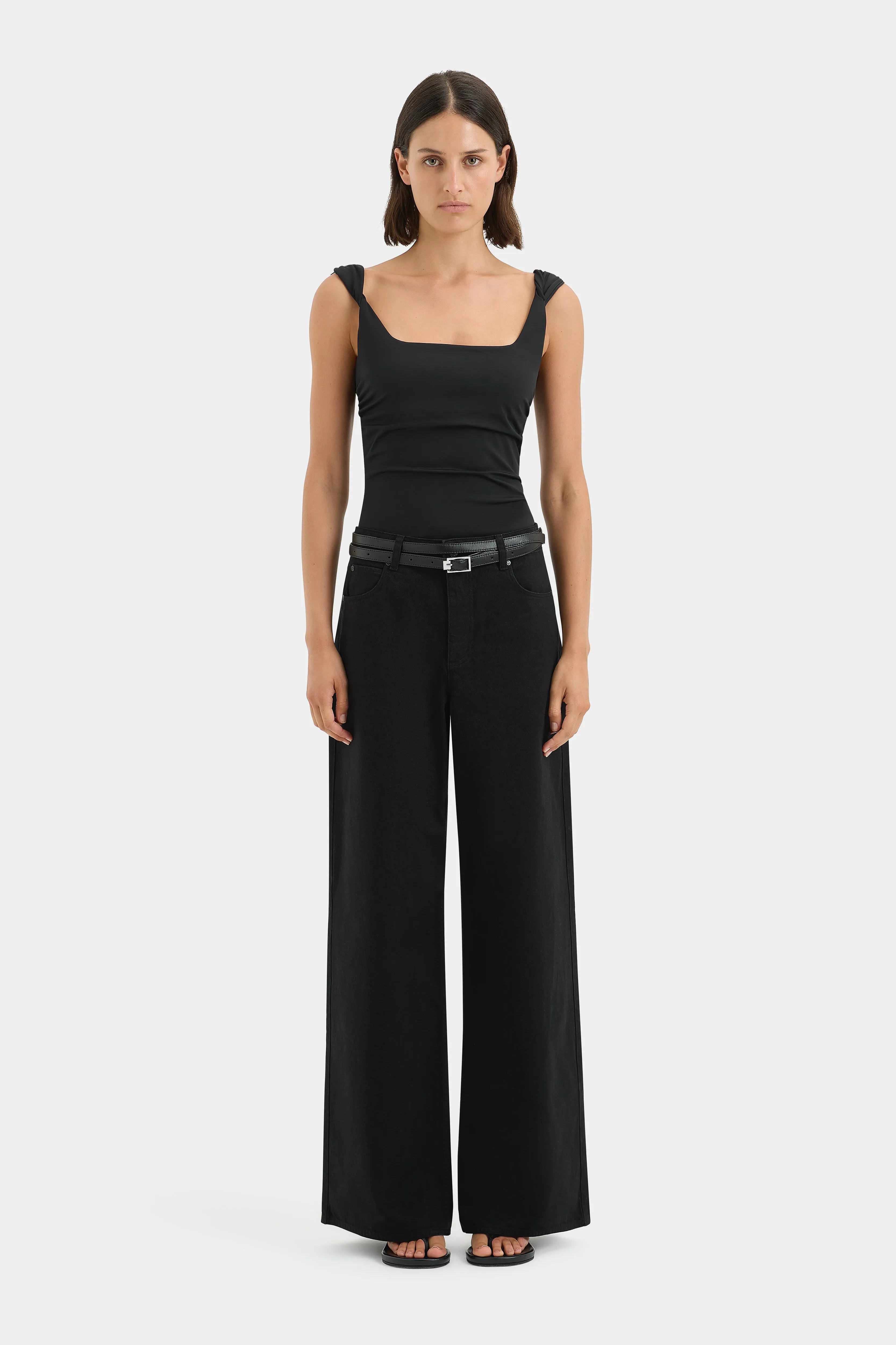 Classic Leather Wrap Belt SIR