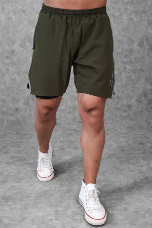 Critical performance Shorts 7 Inch  - Olive