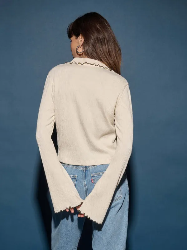 Daisy Collared Top