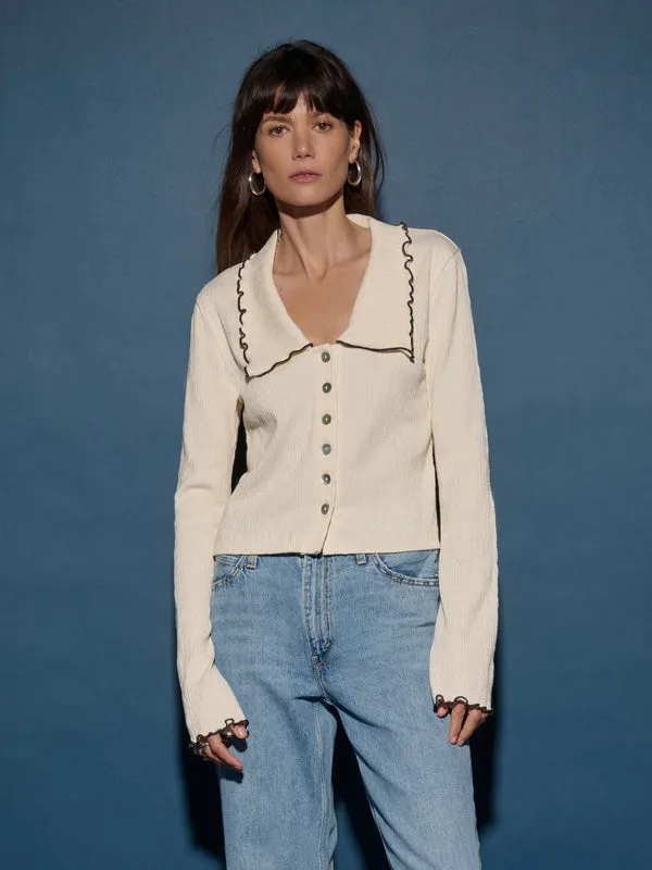 Daisy Collared Top
