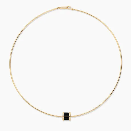 Delphin Black Choker Necklace