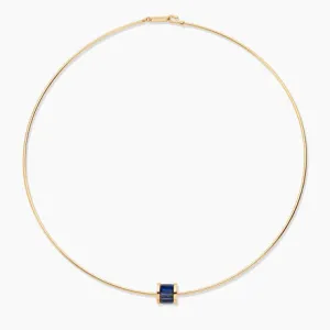 Delphin Blue Choker Necklace