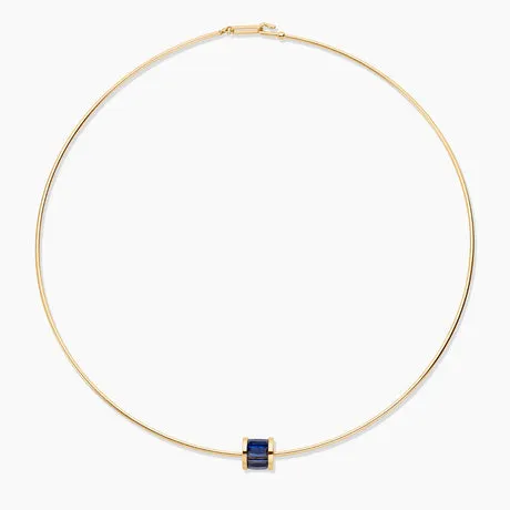 Delphin Blue Choker Necklace