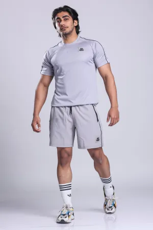 Essential Performance T-shirt & Shorts Set- Grey