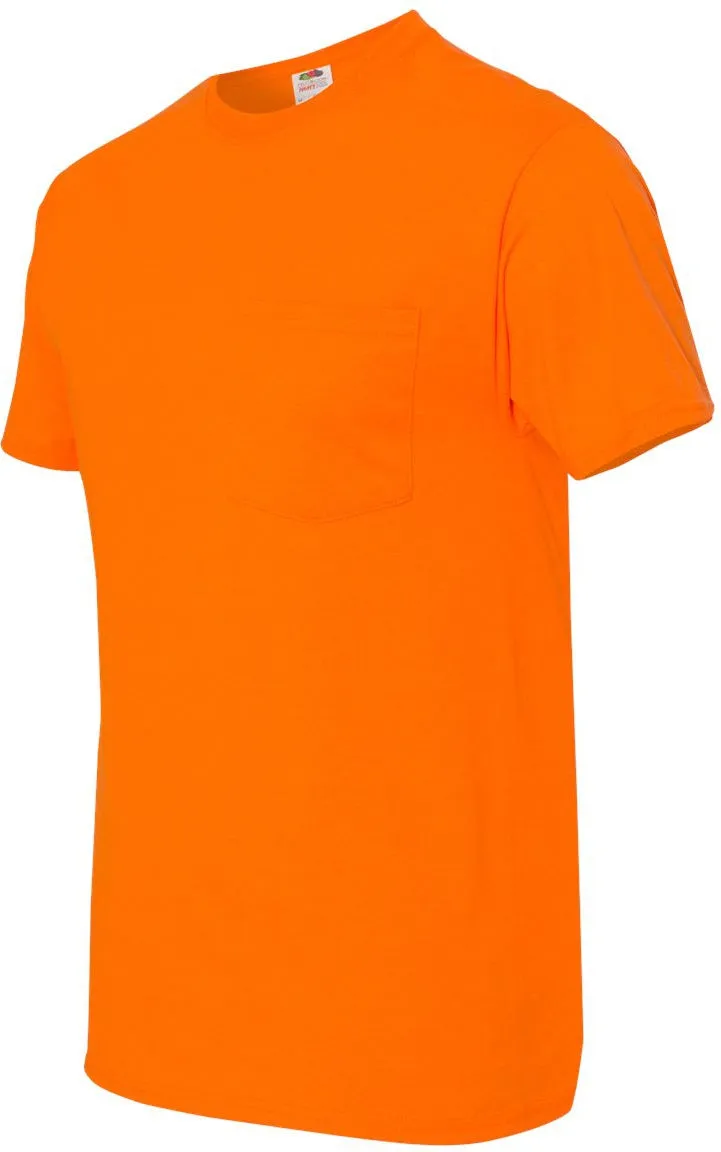 Fruit of the Loom HD Cotton T-Shirt with a Pocket