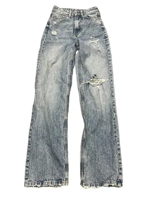 Jeans Straight By &DENIM In Blue Denim, Size:0