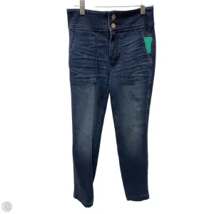 Jeans Straight By White House Black Market In Blue Denim, Size: 0