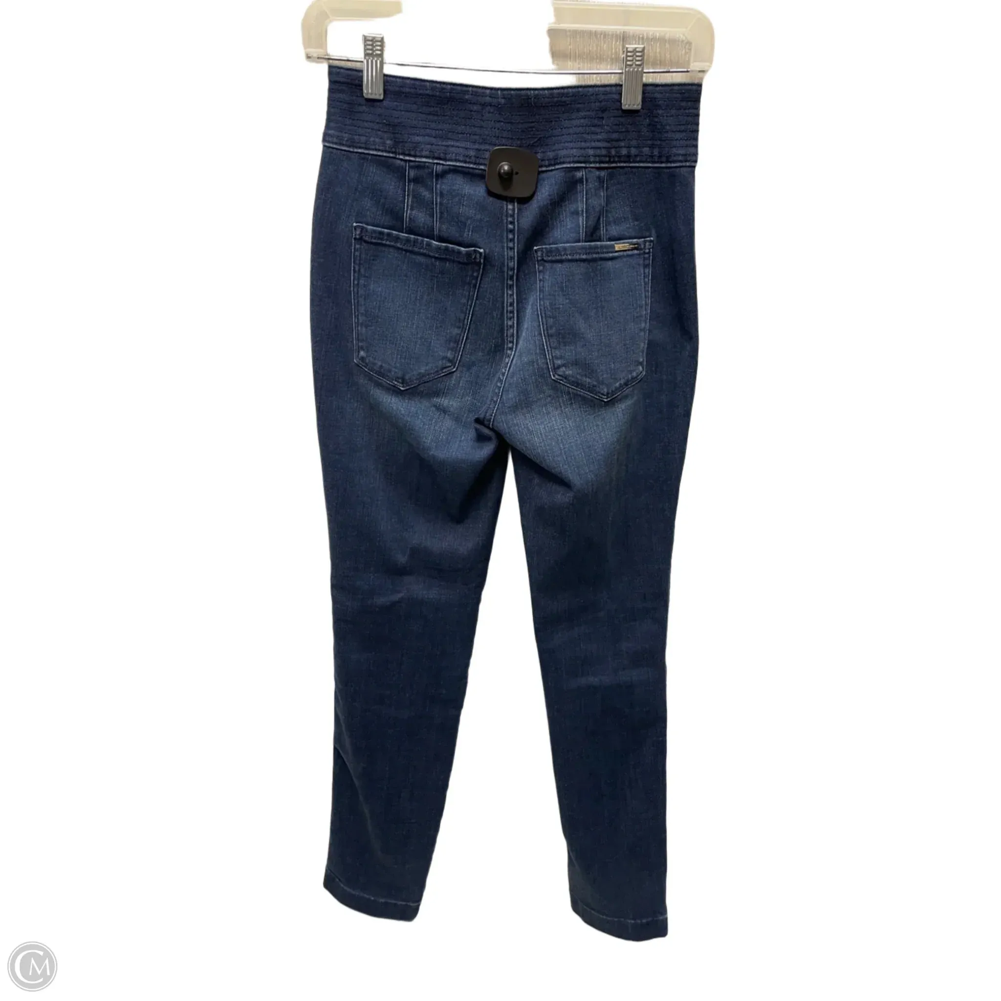 Jeans Straight By White House Black Market In Blue Denim, Size: 0