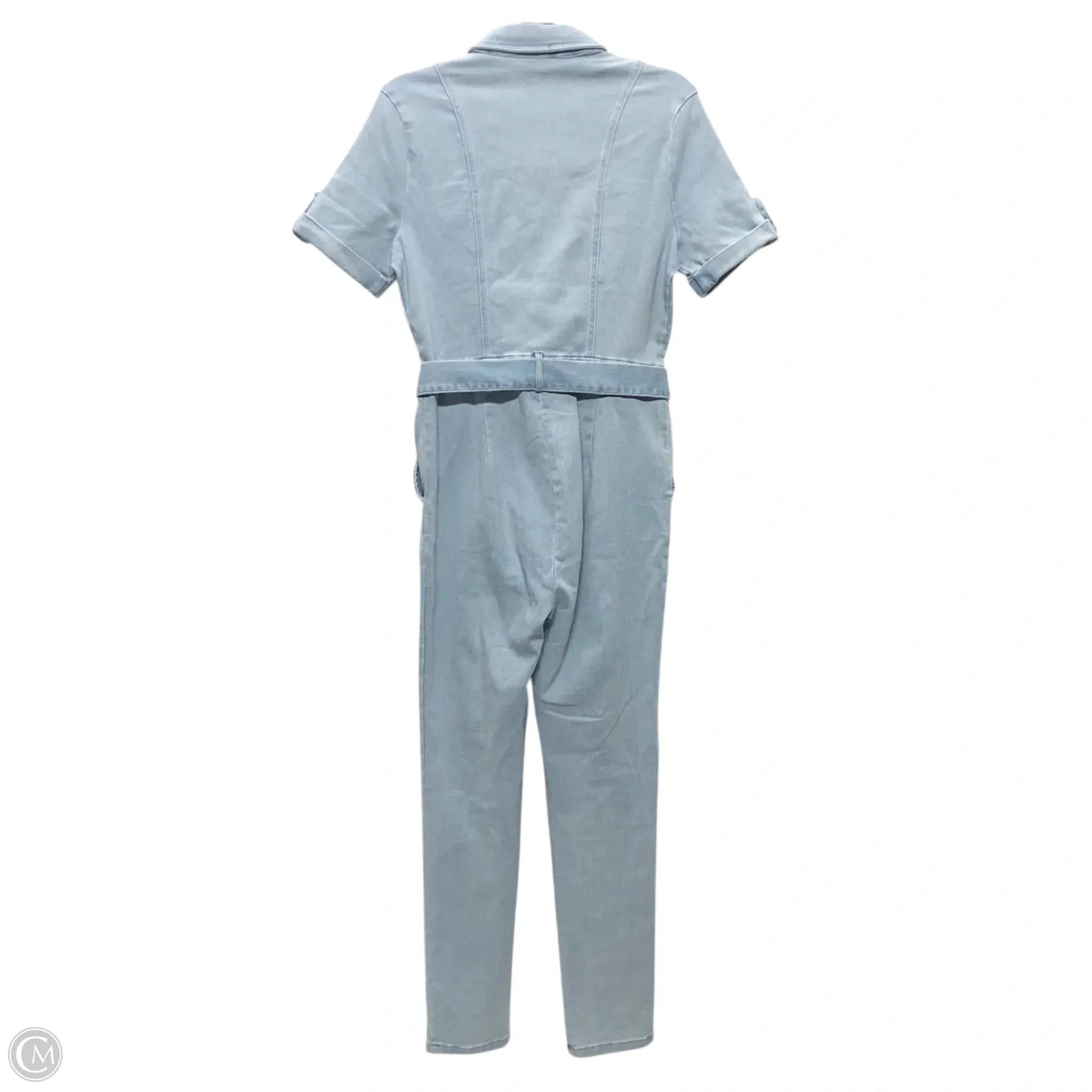 Jumpsuit By Haute Monde In Blue Denim, Size: M