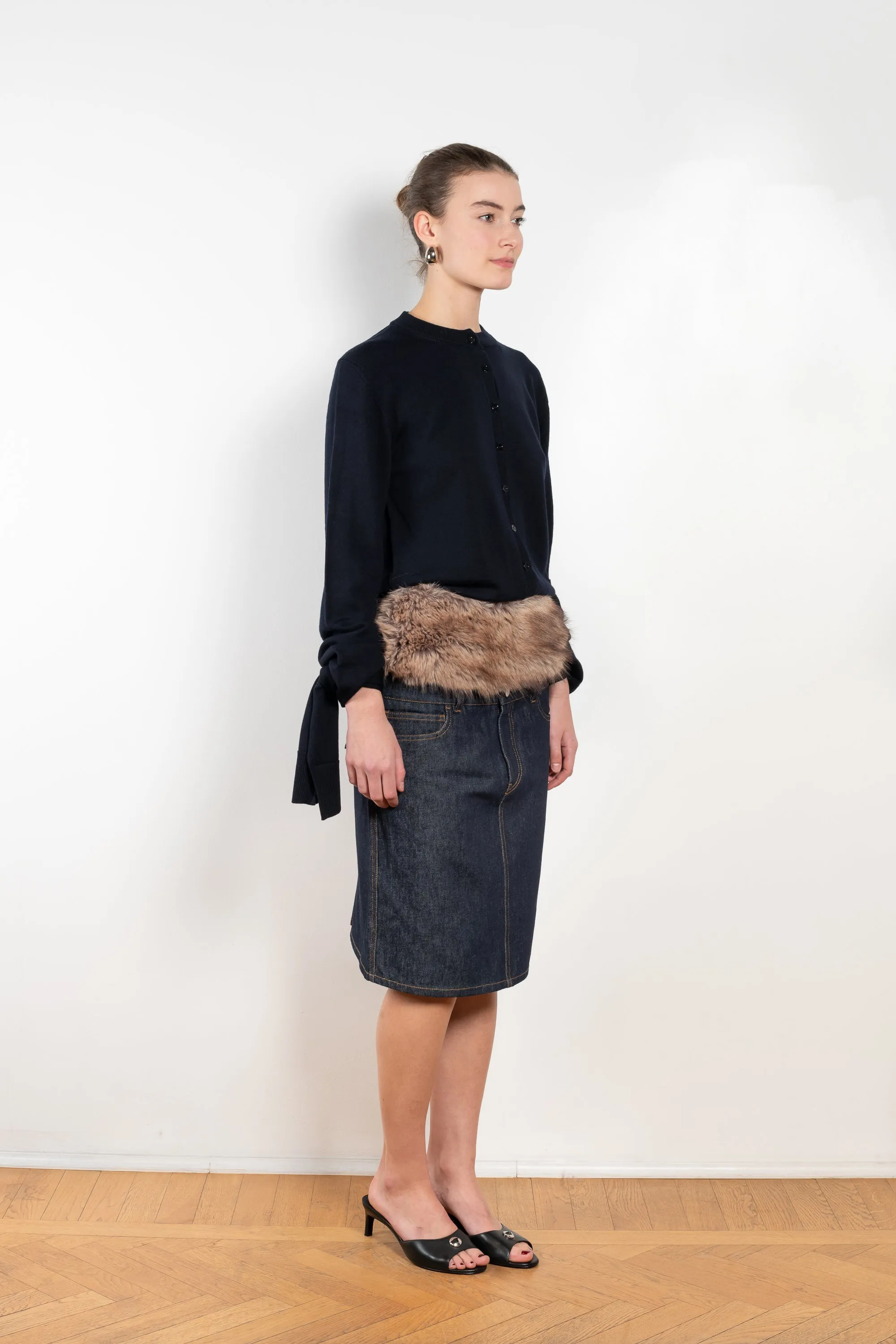 Knotted Sleeved Cardigan