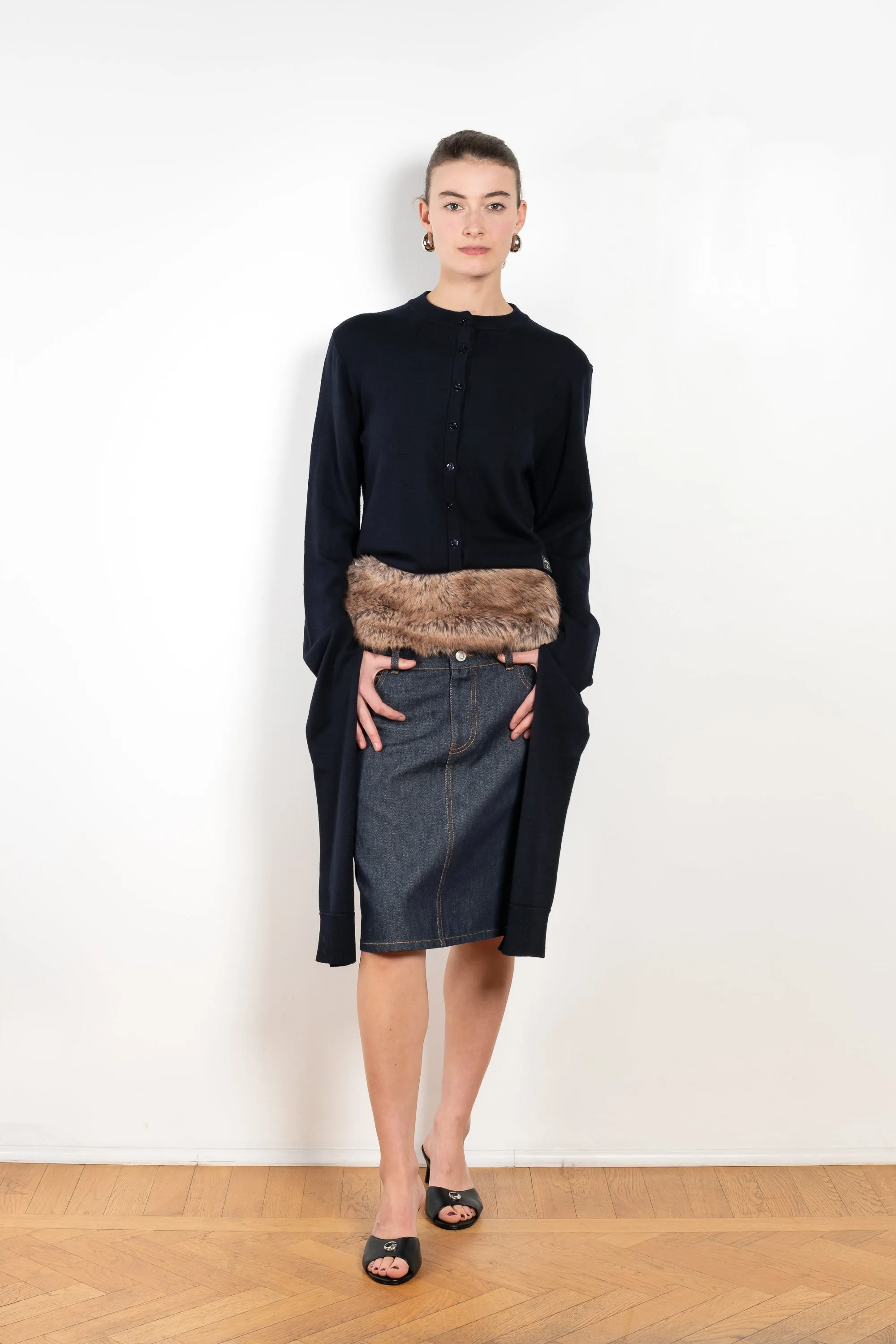 Knotted Sleeved Cardigan