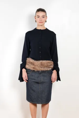 Knotted Sleeved Cardigan