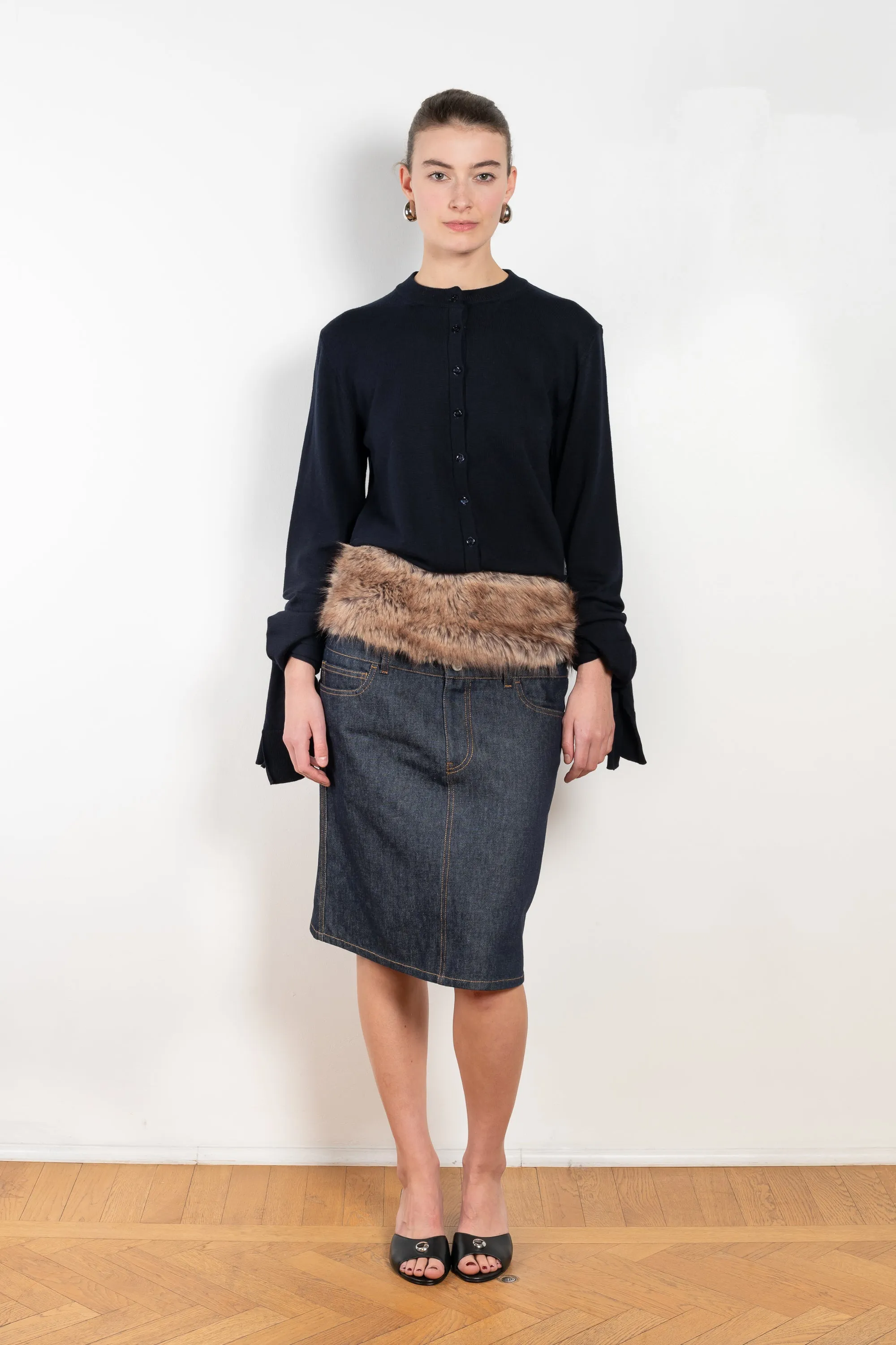 Knotted Sleeved Cardigan