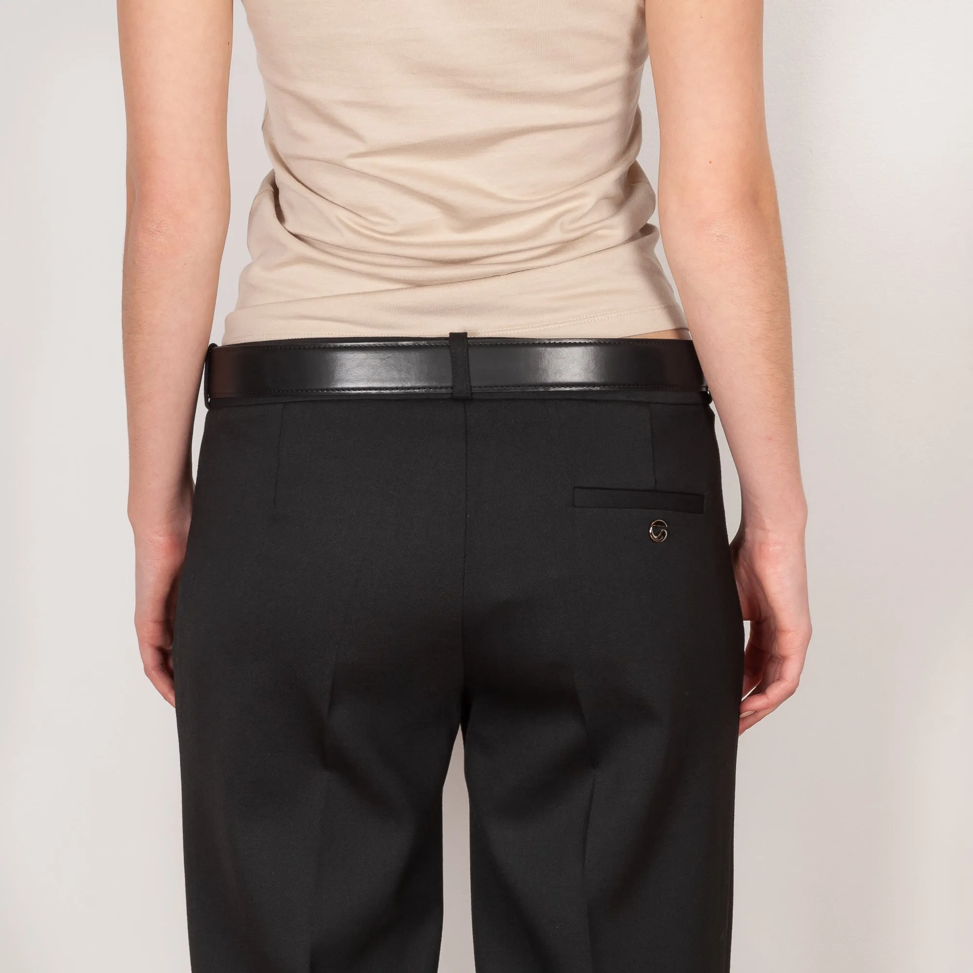 Low Rise Tailored Trousers