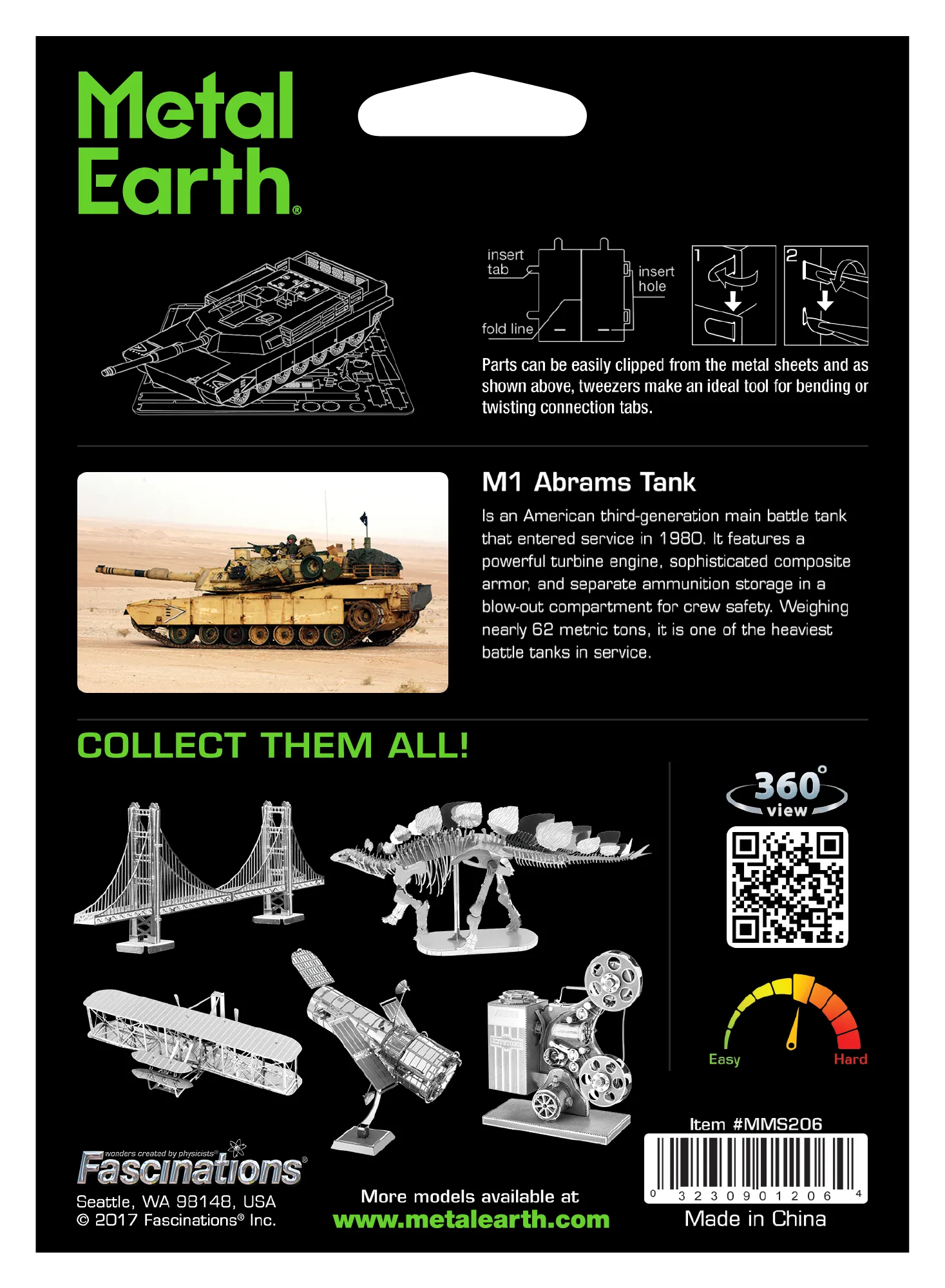 Metal Earth - M1 Abrams Tank