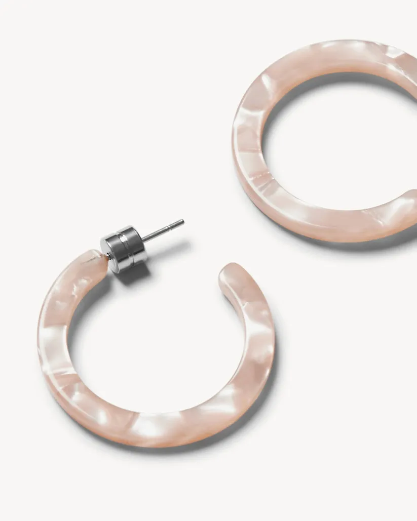 Mini Hoops: Peach Shell