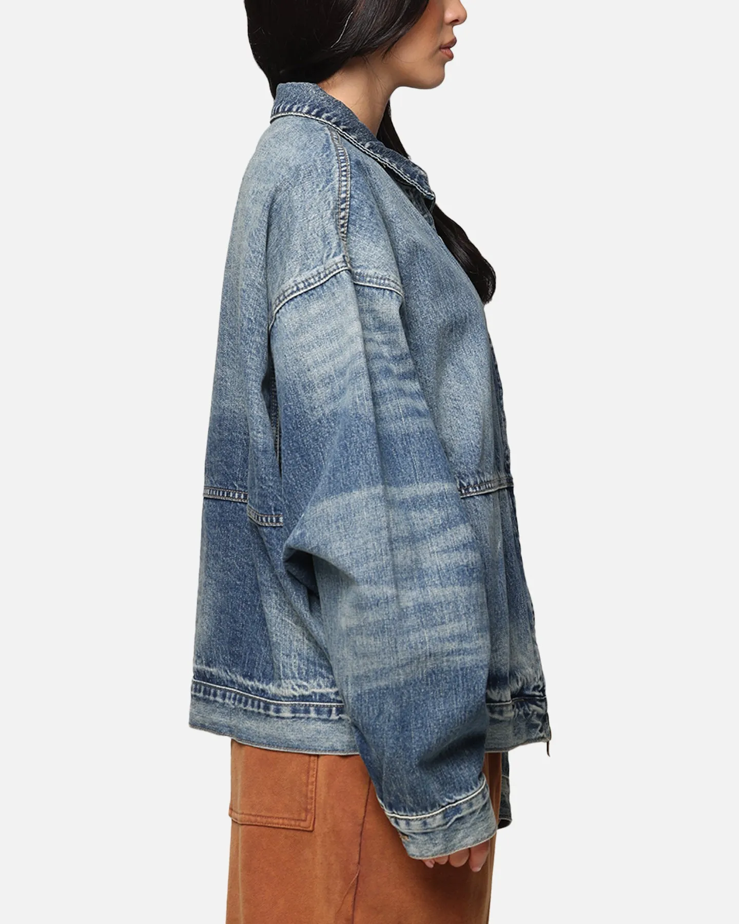 MNML Denim Choir Coat Vintage Blue