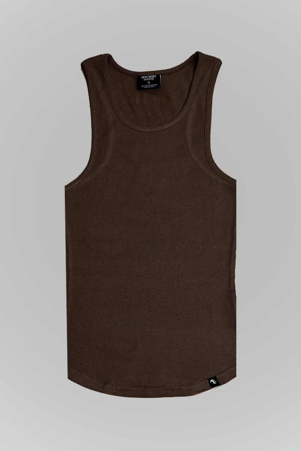 Muscle-Up Ribbed Tank - Brown & Impact Woven Cargos - Black
