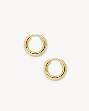 Petite Hoops: Gold