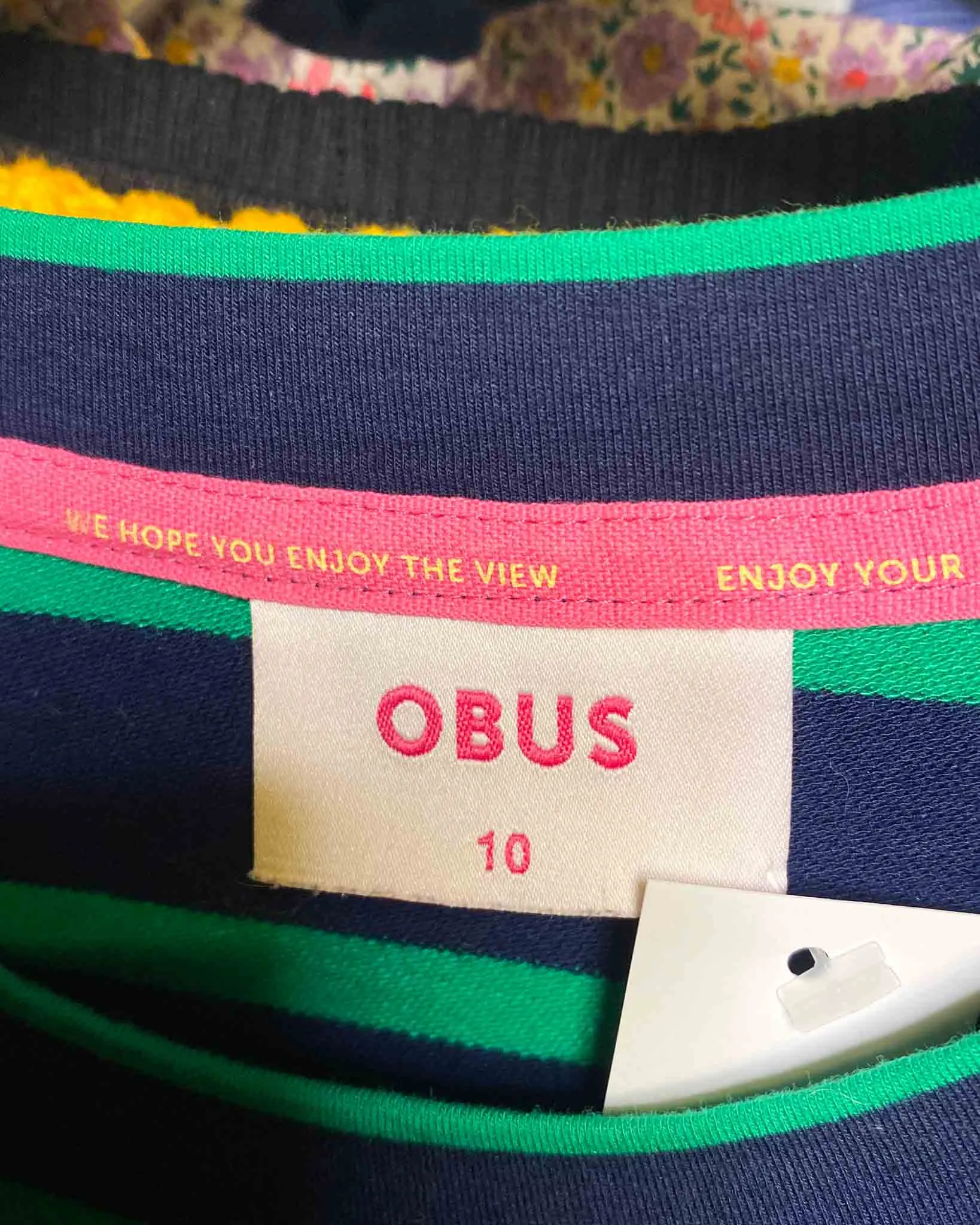 Size 10 | Obus Striped Jersey Dress
