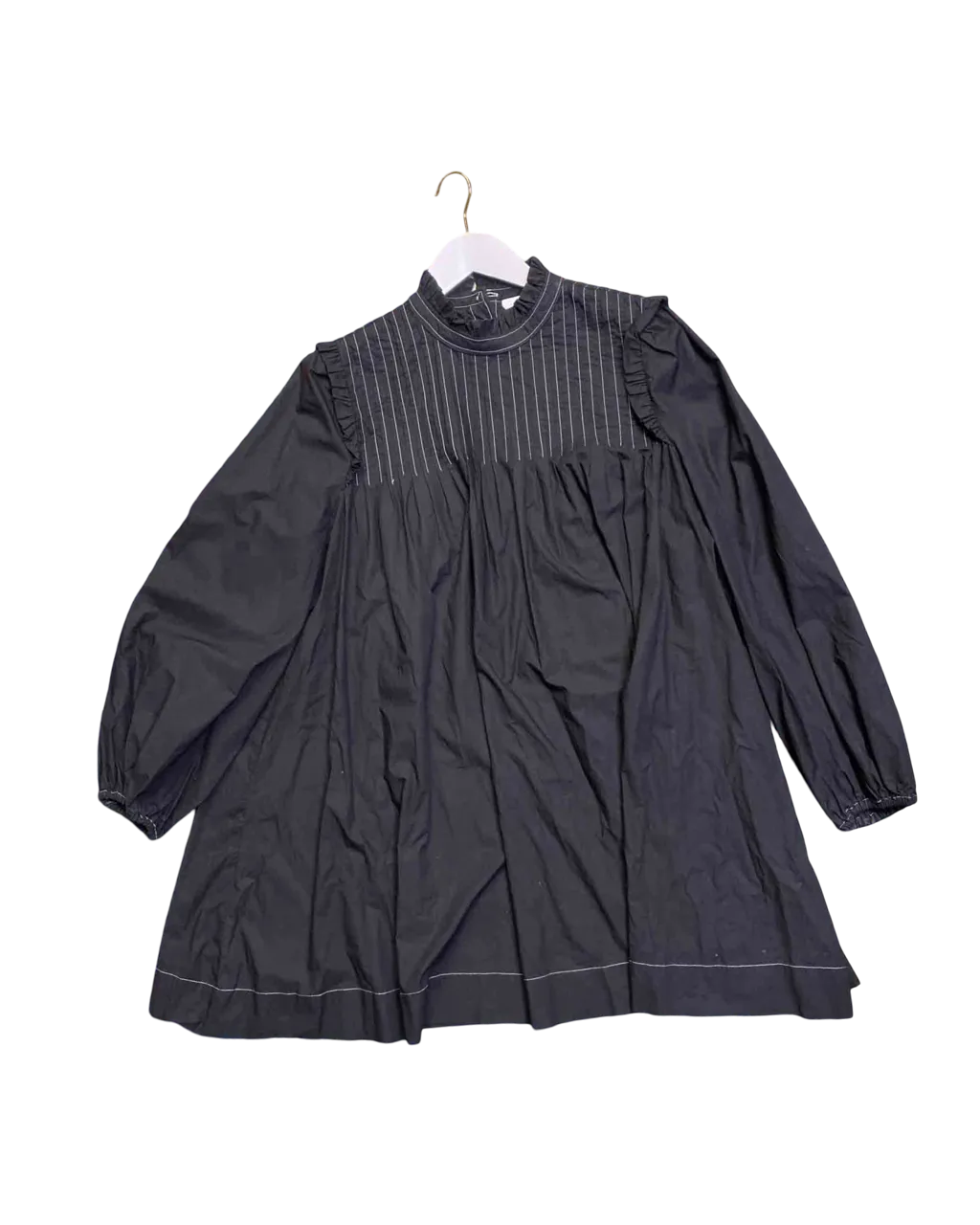 Size 38 (10) | Ganni Cotton Poplin Babydoll Dress