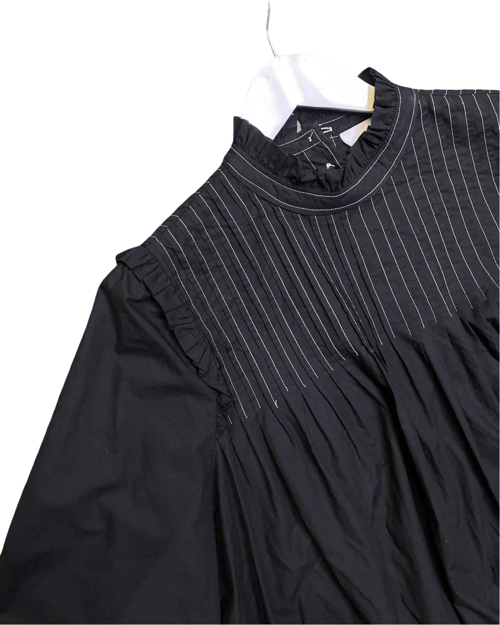 Size 38 (10) | Ganni Cotton Poplin Babydoll Dress
