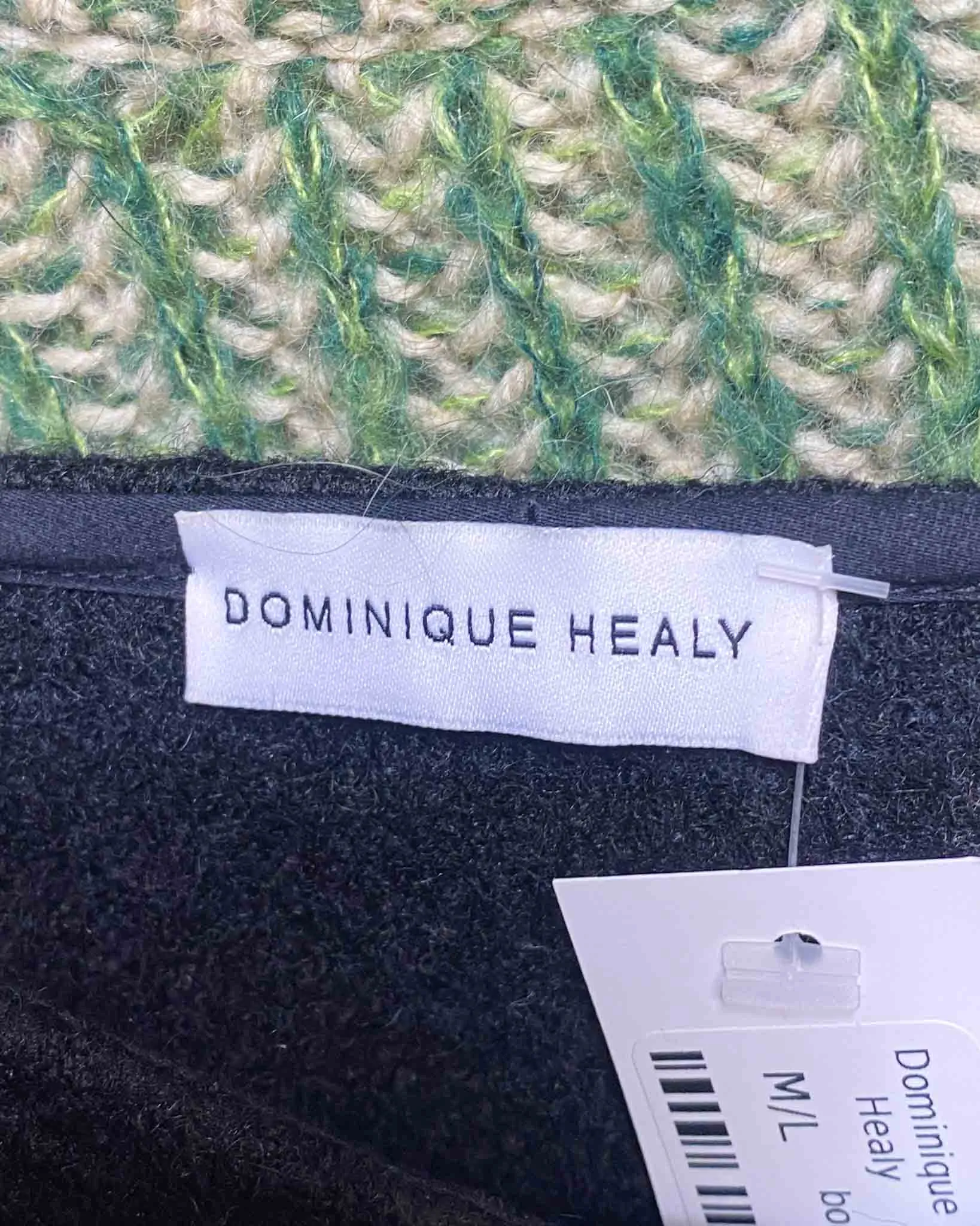 Size M/L | Dominique Healy Wool Boucle Top