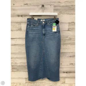 Skirt Maxi By Levis Signature In Blue Denim, Size: 6