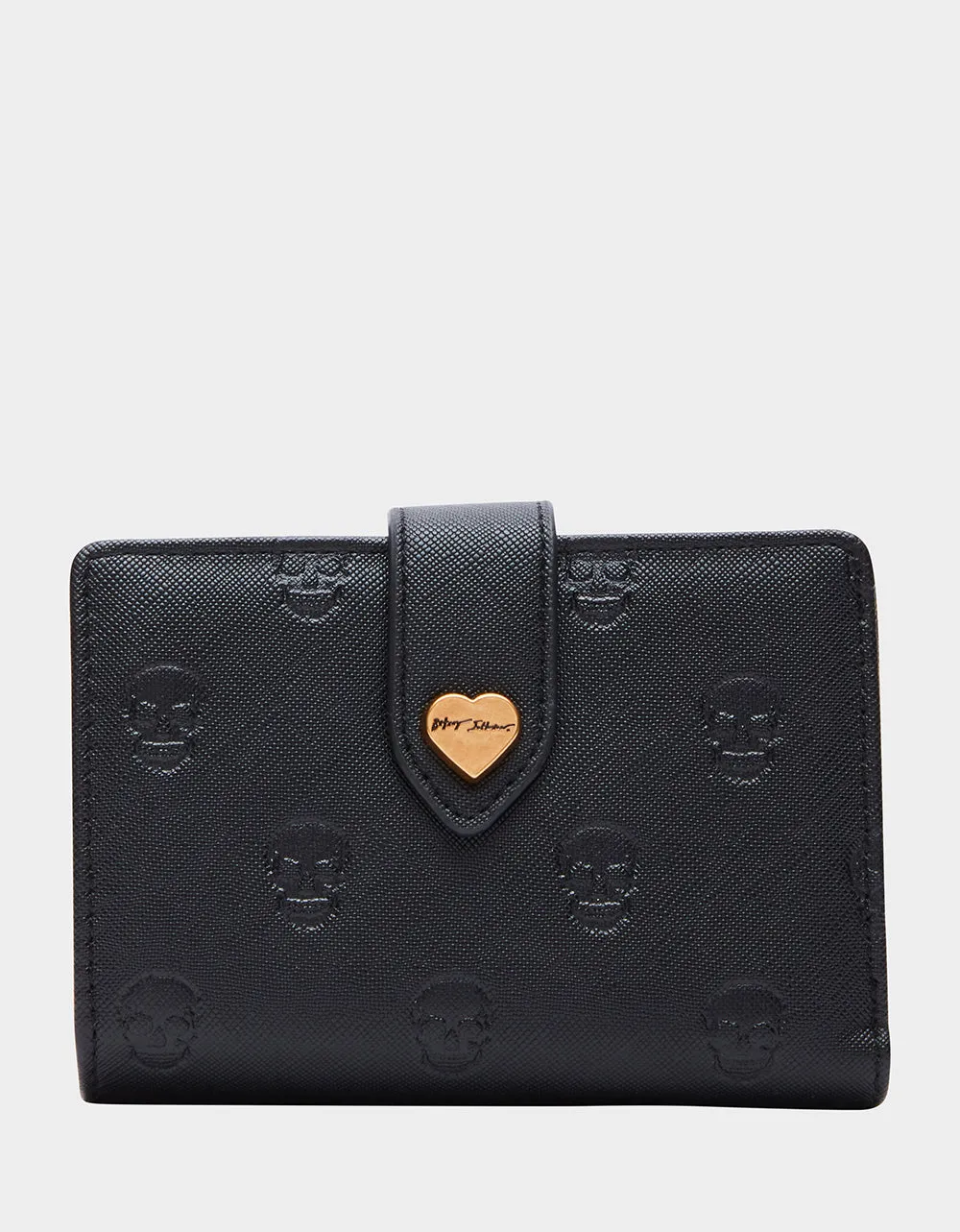 SKULLICIOUS BIFOLD WALLET BLACK Betsey Johnson