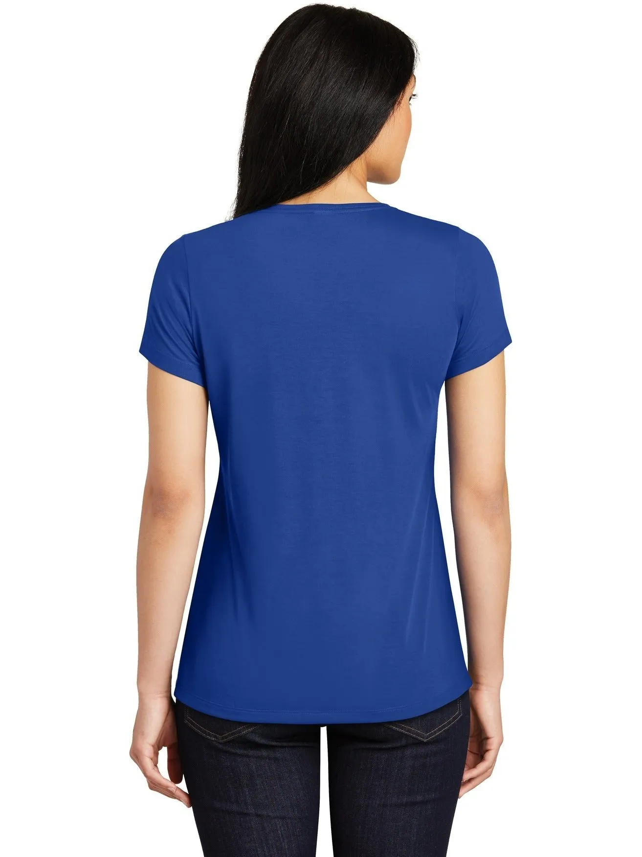 Sport-Tek Ladies Posicharge Competitor Cotton Touch Scoop Neck Tee