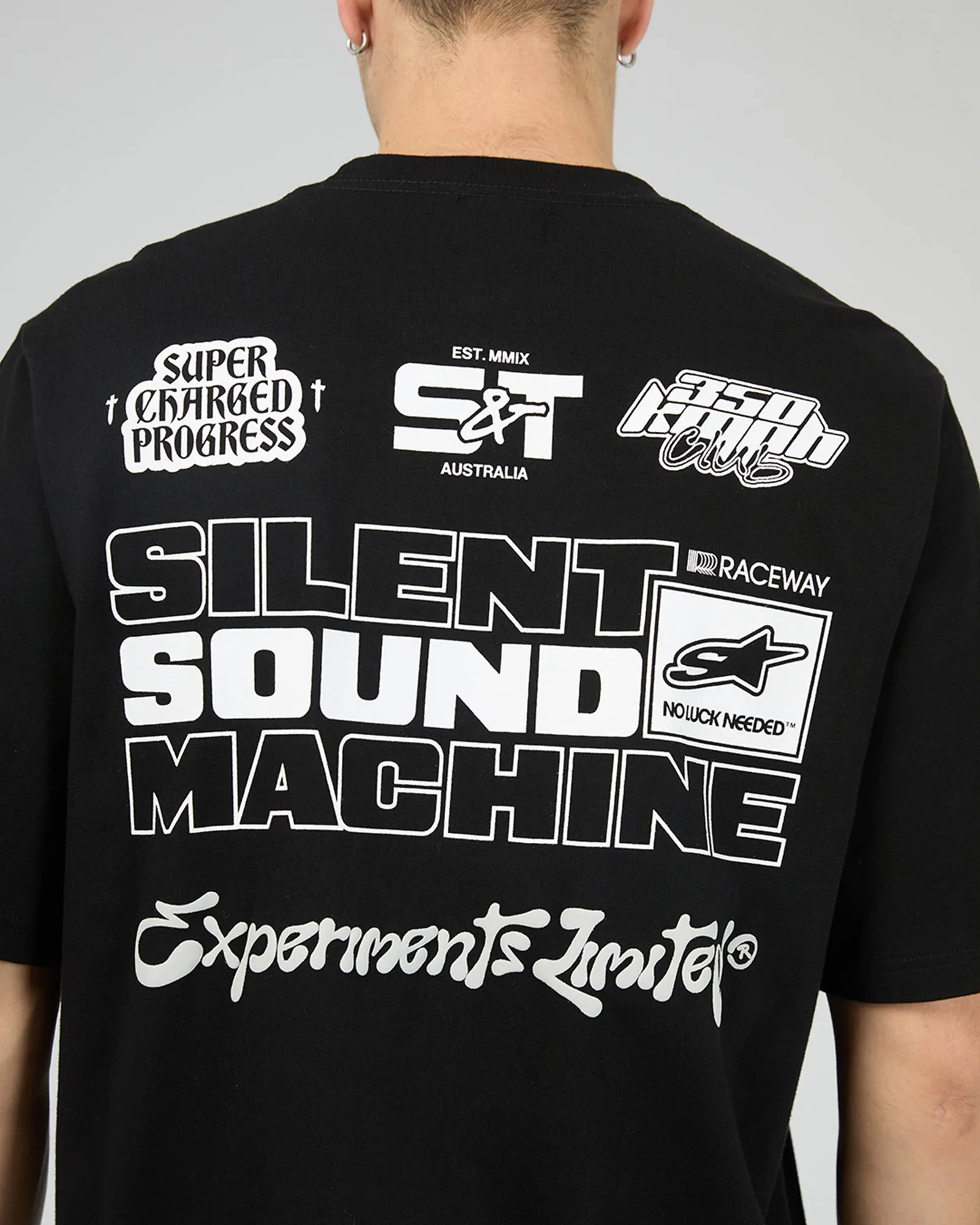 Super Charged Tee Black