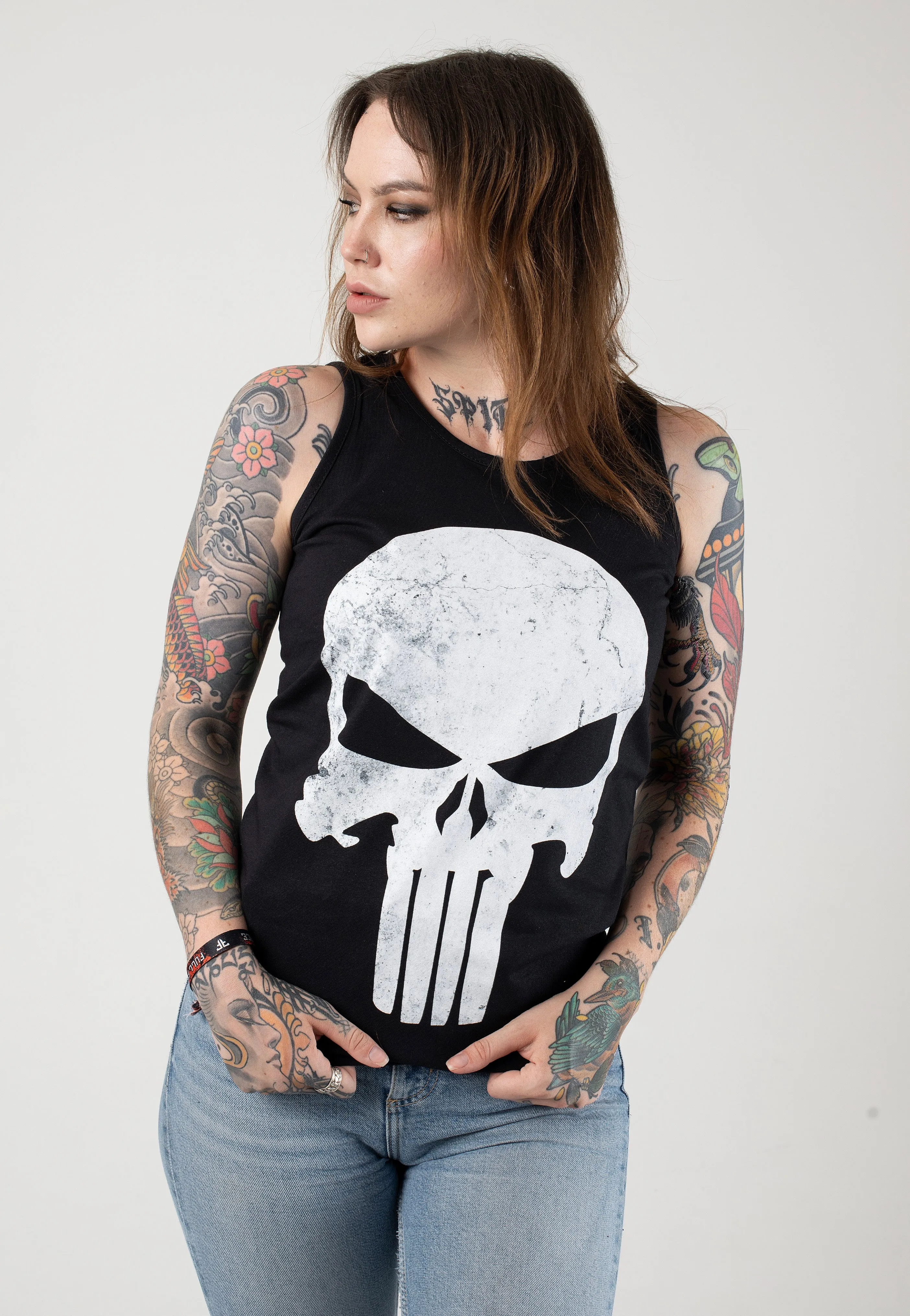 The Punisher - Distressed Skull - Tank