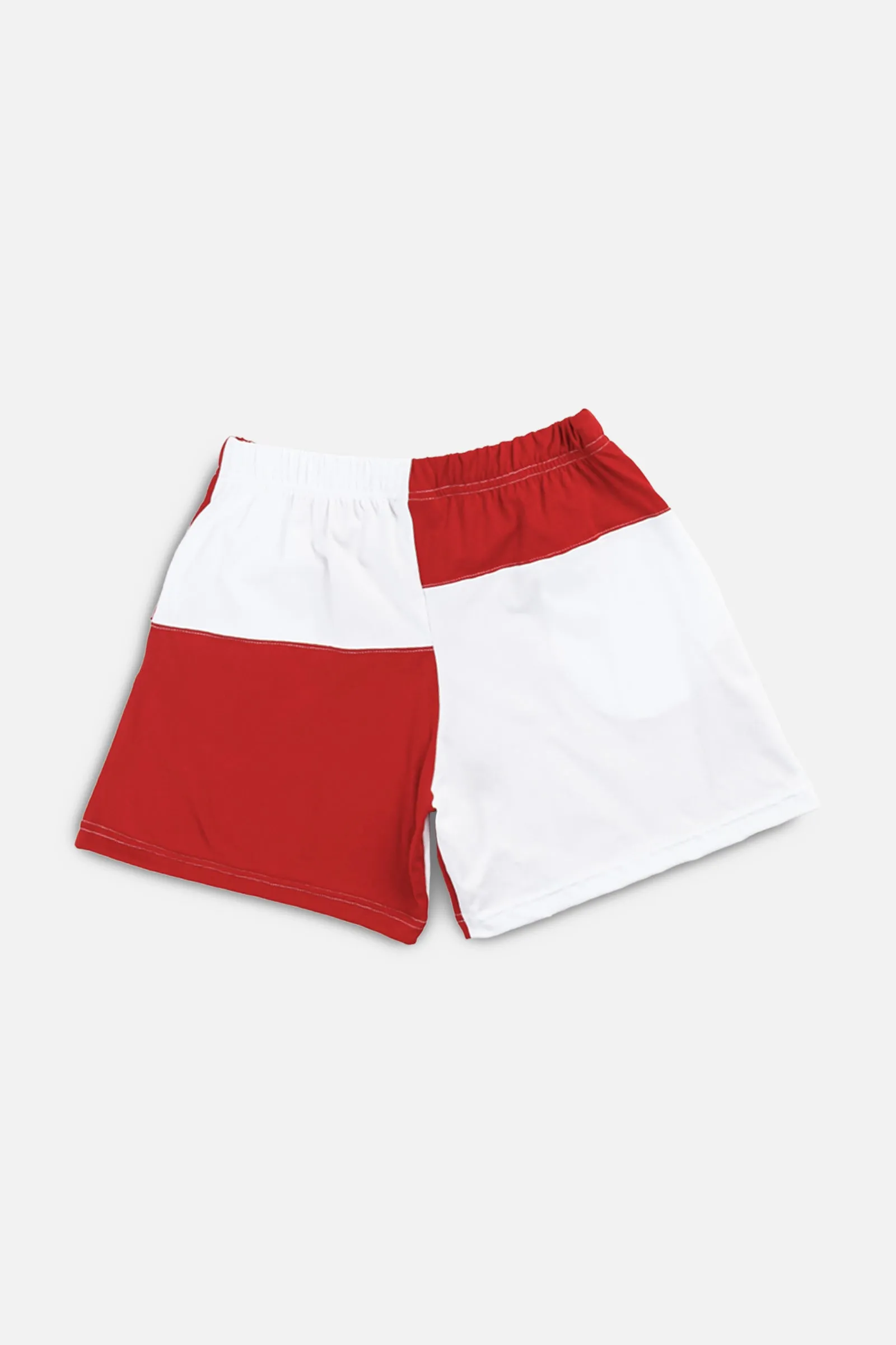 Unisex Rework Basketball Patchwork Tee Shorts - M Frankie