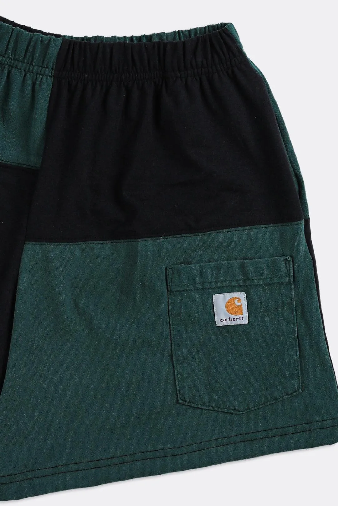 Unisex Rework Carhartt Patchwork Tee Shorts - XS, S, M, L, XL Frankie