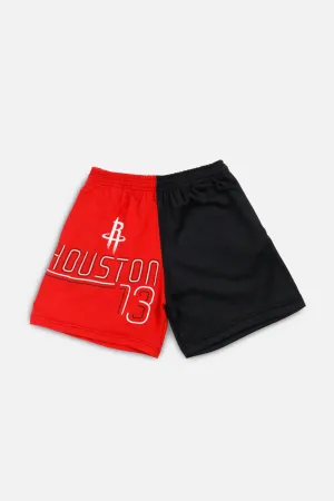 Unisex Rework Houston Rockets NBA Tee Shorts - XS Frankie