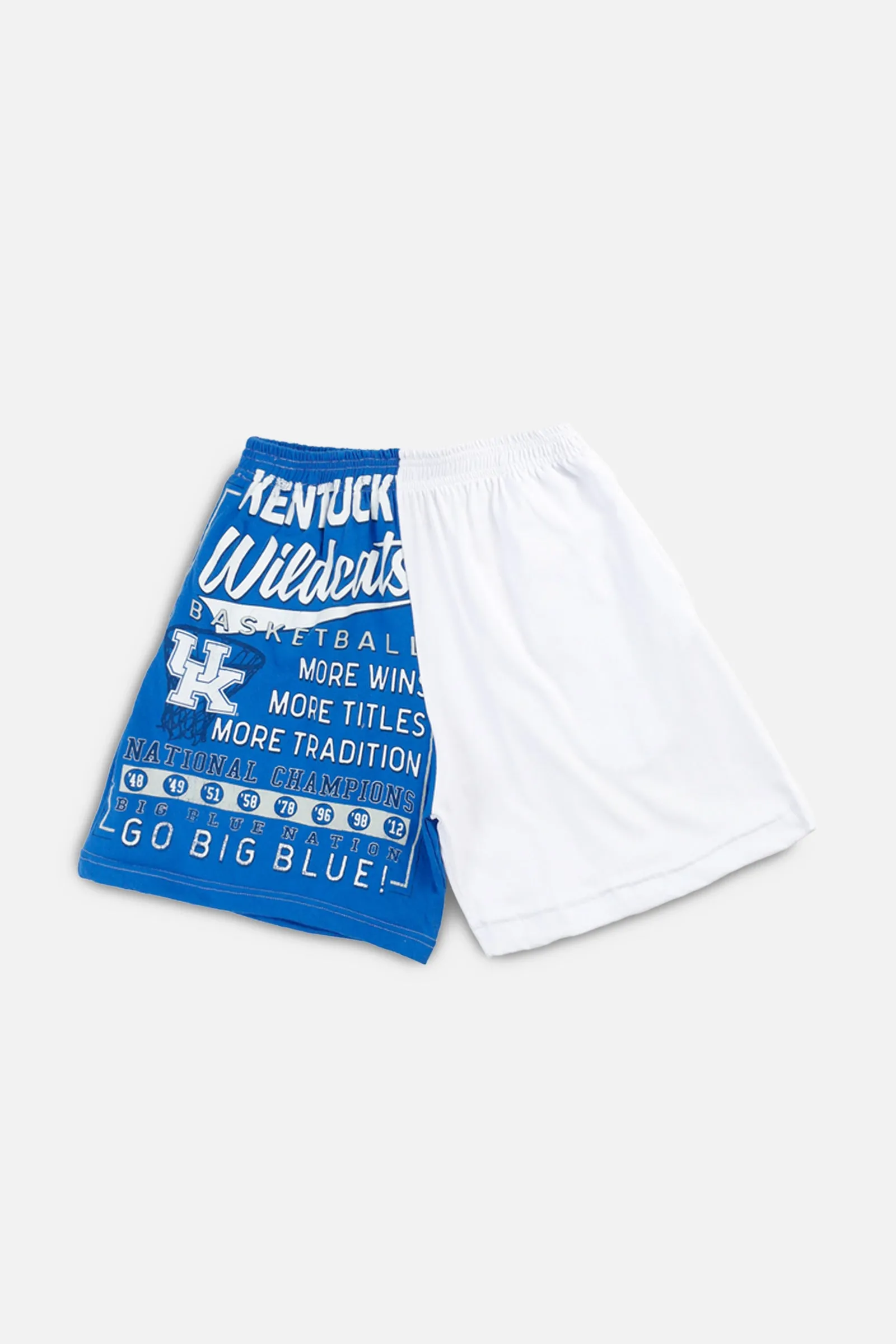 Unisex Rework Kentucky Wildcats Basketball Tee Shorts - XS Frankie